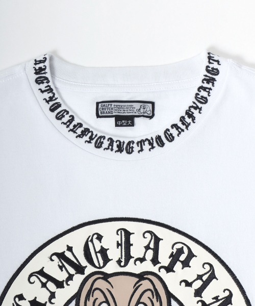 「GALFY」 半袖Tシャツ L ホワイト メンズ_画像9