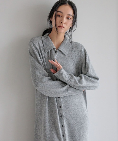 LOWRYS FARM（ローリーズファーム） ワンピース ニットポロワンピース