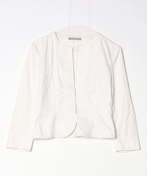 theory luxe（セオリーリュクス） ノーカラージャケット 38 ホワイト