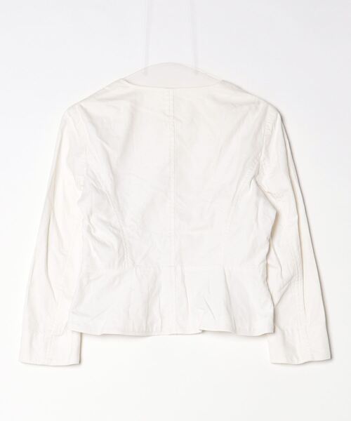 theory luxe（セオリーリュクス） ノーカラージャケット 38 ホワイト