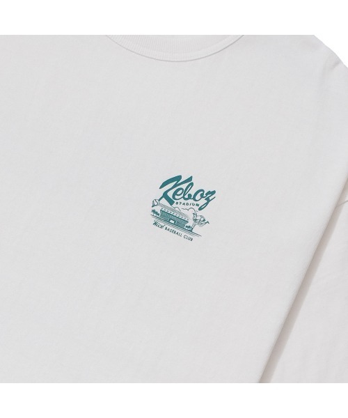 「KEBOZ」 半袖Tシャツ M バーガンディー メンズ_画像9