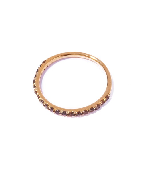 指輪 リング 「les bonbon」embrace smoky quartz ring/エンブレイス スモーキークォーツ リング レディースの画像