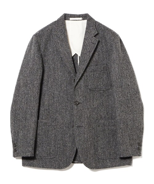 コート ジャケット 3B Jacket Harris Tweed メンズの画像