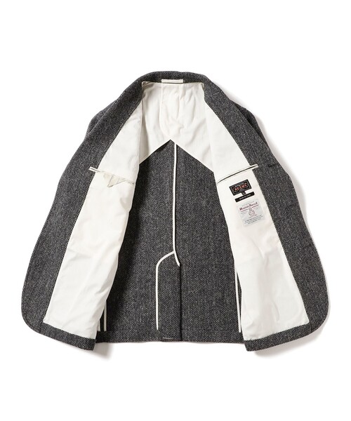 コート ジャケット 3B Jacket Harris Tweed メンズの画像