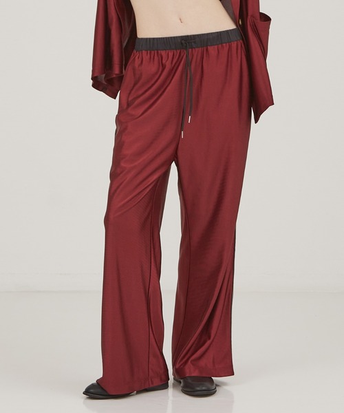 「NOMINE」 イージーパンツ S ネイビー レディース_画像3