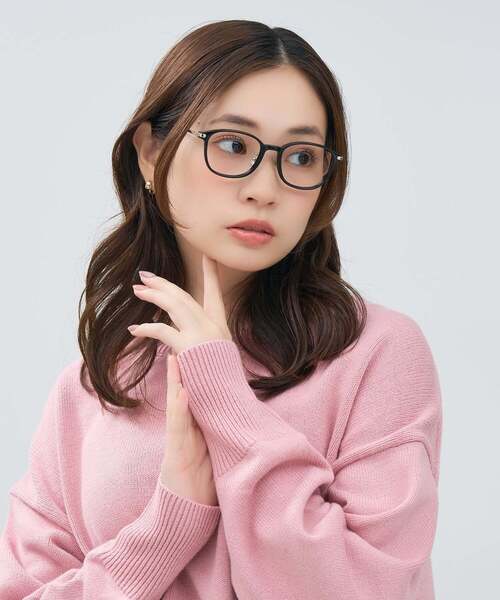 Zoff（ゾフ） 伊達メガネ メガネ 眼鏡 ウェリントン型 メガネ｜チタン