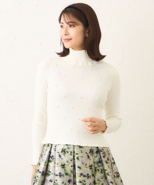 TO BE CHIC（トゥー ビー シック） タートルネック ニット セーター 
