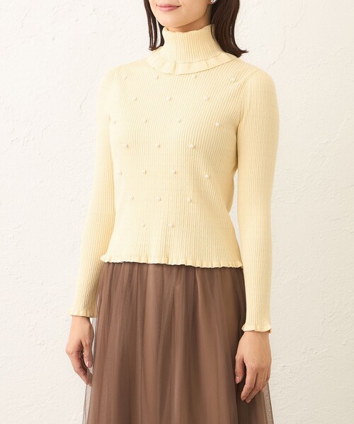 TO BE CHIC（トゥー ビー シック） タートルネック ニット セーター