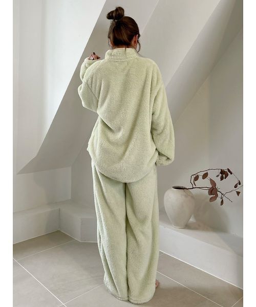 snidel  パジャマ　新品未使用　長袖長ズボン SNIDEL HOME パジャマ ルームウェア Bearロングパンツ レディース