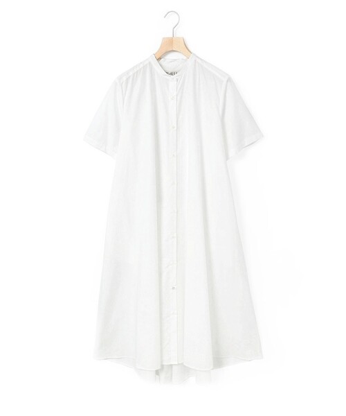 「MidiUmi」 シャツワンピース FREE オフホワイト レディース_画像2