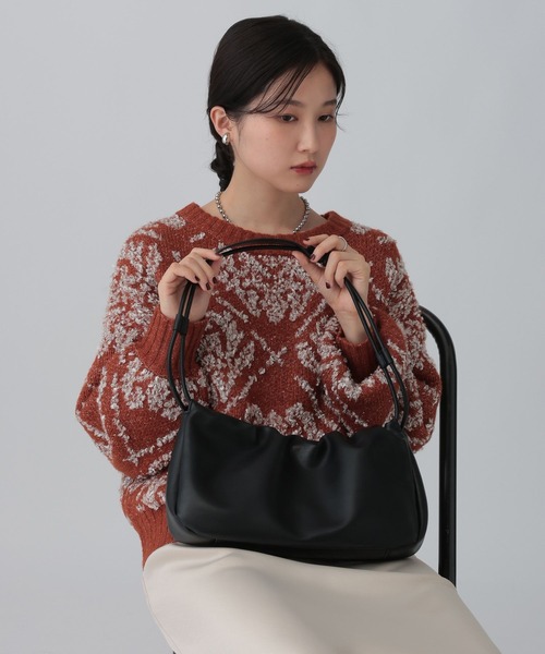 ＊ハンドメイド＊ショルダーバッグ　79 LEPSIM ショルダーバッグ バッグ ソフト巾着バッグ 601369 レディース