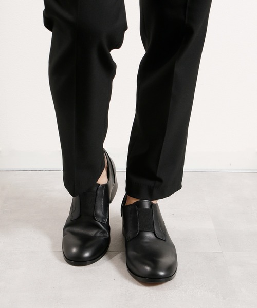 「PADRONE」 レザーシューズ 42 アッシュブラウン メンズ_画像3