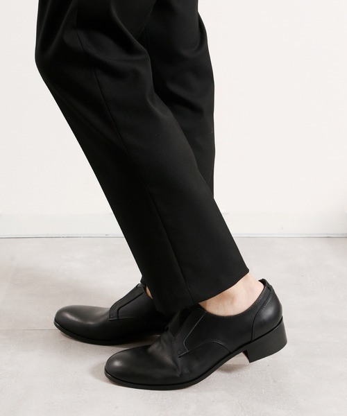 「PADRONE」 レザーシューズ 42 アッシュブラウン メンズ_画像4