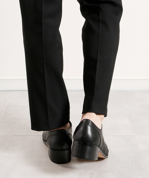 「PADRONE」 レザーシューズ 42 アッシュブラウン メンズ_画像5