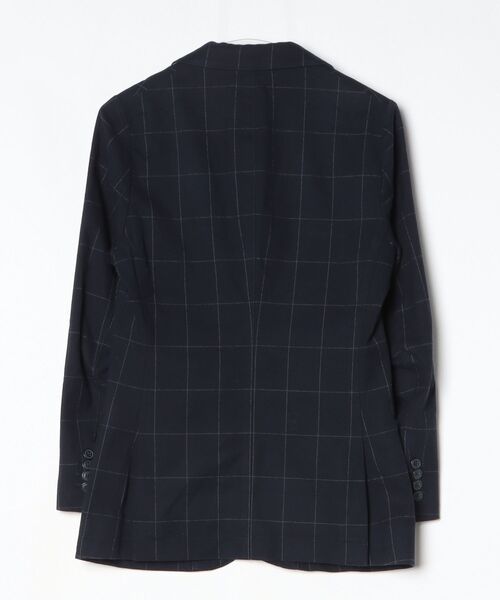 Armani Collezioni ネイビー チェック柄 ブレザー ARMANI EXCHANGE 「ARMANI EXCHANGE」 チェック柄テーラードジャケット