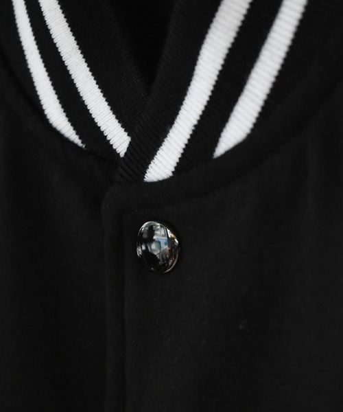 「Starting Over」 「HALHAM」スタジャン M ブラック メンズ_画像3