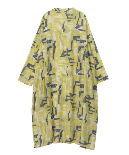 Plantation（プランテーション） 長袖ワンピース M size ライト