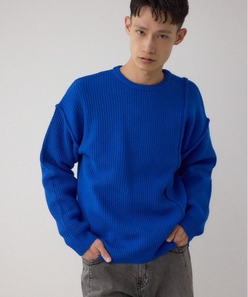 AZUL BY MOUSSY（アズールバイマウジー） セーター ニット 編地