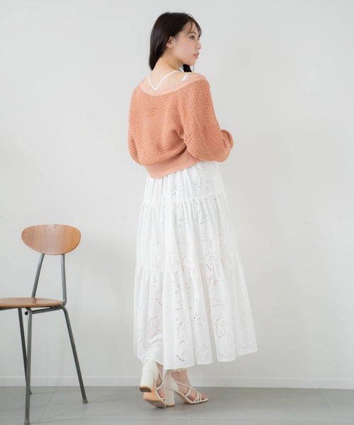 「NOELA」 ノースリーブワンピース S サックスブルー レディース_画像3