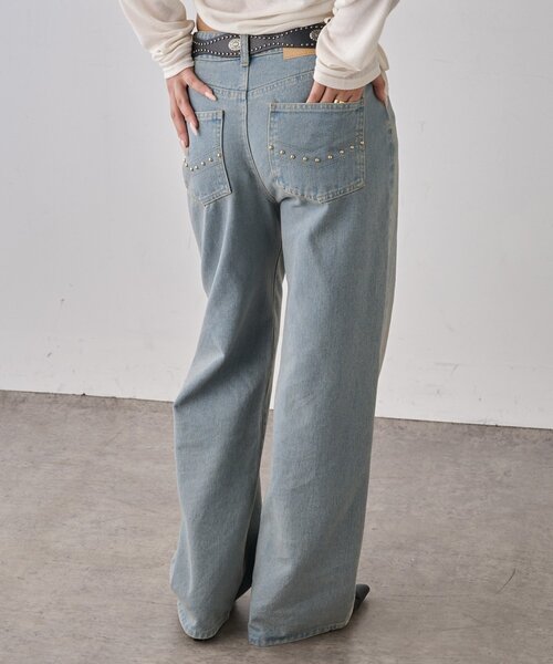 「WHO'S WHO gallery」 デニムパンツ MEDIUM ブルー系その他 レディース_画像5