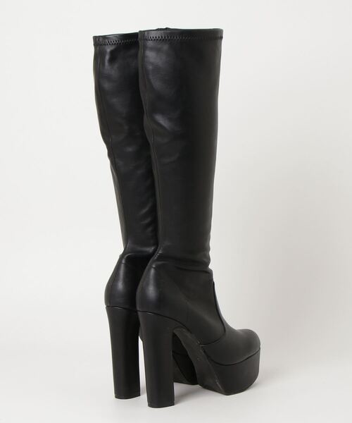 「R&E rosessence」 ロングブーツ L ブラック レディース_画像2