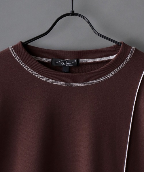 「SITRY」 「Beno」スウェットカットソー L ブラック メンズ_画像2