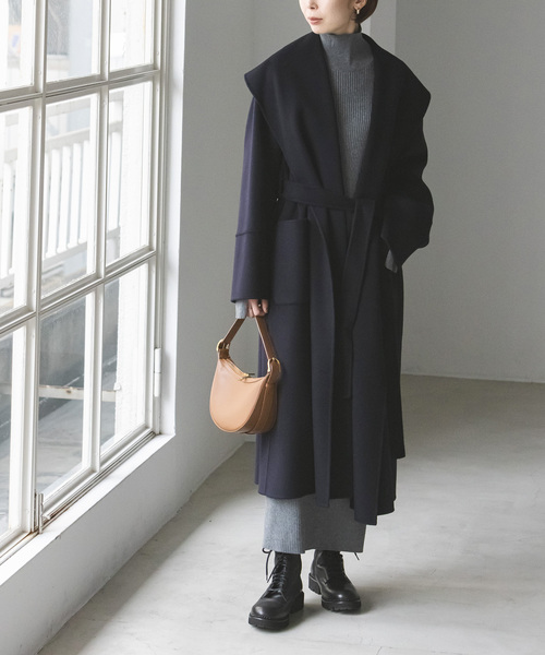 NOBLE（ノーブル） コート 38 ネイビー レディース : ZOZOTOWN Yahoo