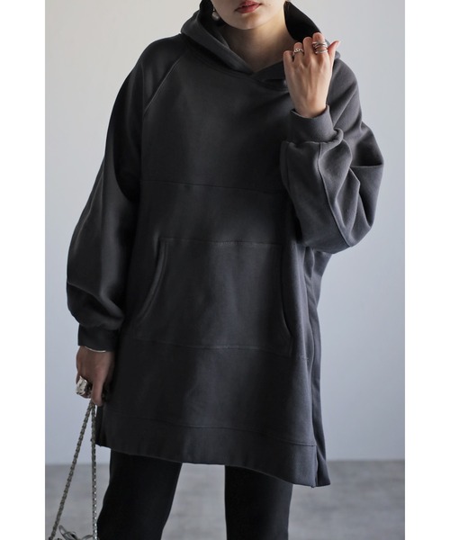 「Bonjour Sagan」 「refined works」プルオーバーパーカー FREE チャコールグレー レディース | Bonjour Sagan