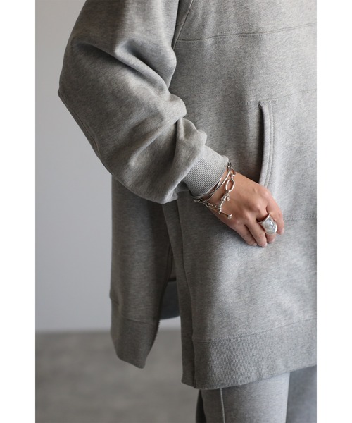 「Bonjour Sagan」 「refined works」プルオーバーパーカー FREE チャコールグレー レディース | Bonjour Sagan | 04