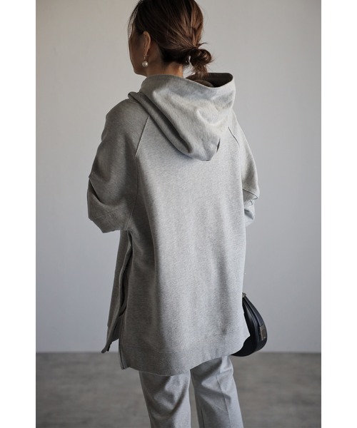 「Bonjour Sagan」 「refined works」プルオーバーパーカー FREE チャコールグレー レディース | Bonjour Sagan | 05