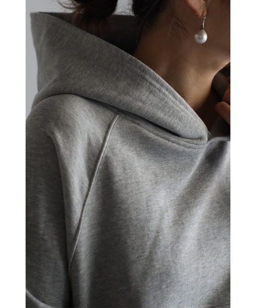 「Bonjour Sagan」 「refined works」プルオーバーパーカー FREE チャコールグレー レディース | Bonjour Sagan | 08