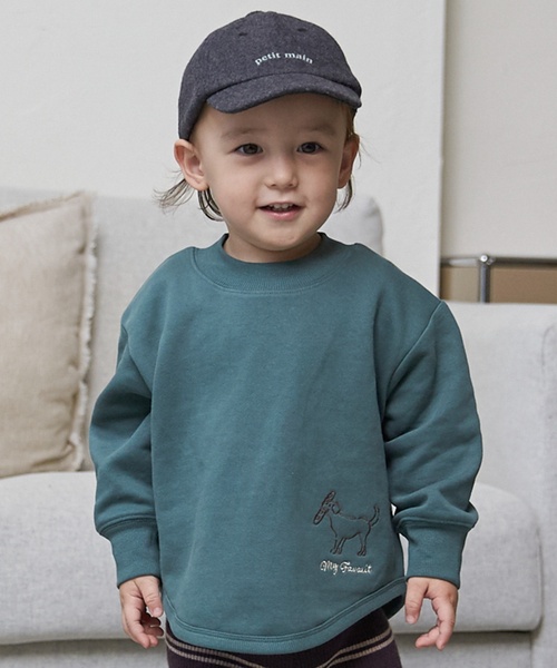 【キュリ子】　ファーティペット　トレーナー WEB限定セール☆1290円→990円 フェイクファーリボンティペット キッズ