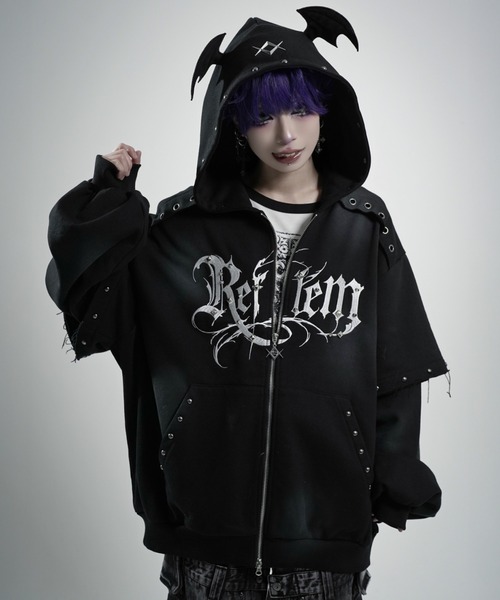 『REFLEM/レフレム』タンク付きメッシュニットパーカー REFLEM（レフレム）の「『REFLEM/レフレム』タンク付きメッシュニット