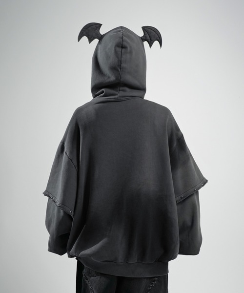 公*o様 REFLEM デビルレイヤードZIPフーディー/ジップパーカー REFLEM/レフレム』デビルレイヤードZIPフーディー/ジップパーカー