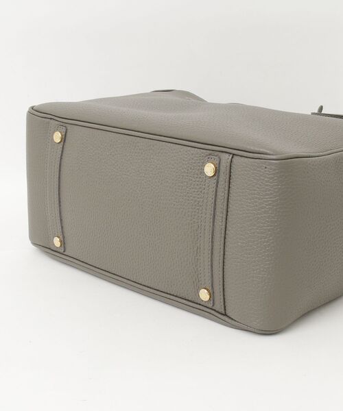 【新品未使用】 ADMJ エーディーエムジェイ ハンドバッグ ビー グレー A.D.M.J（エーディーエムジェイ） ワンポイントトートバッグ - グレー