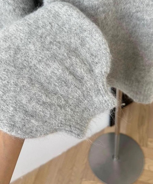 「CADBURY」 長袖ニット FREE グレー レディース_画像4