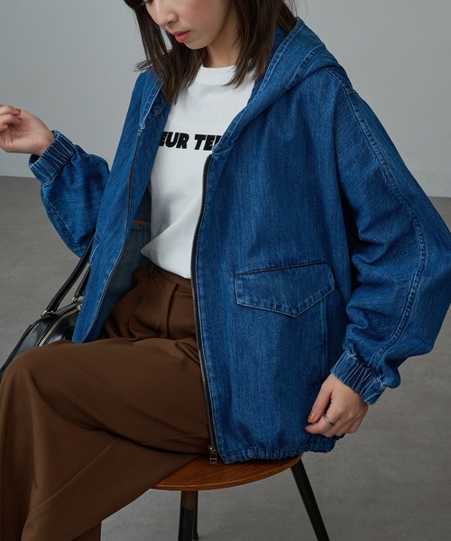 VACHEMENT Gジャン風ブルゾン VACHEMENT デニムジャケット gジャン 「VACHEMENT」ジップデニム