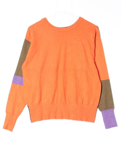 「Risley」 長袖ニット FREE オレンジ レディース_画像2