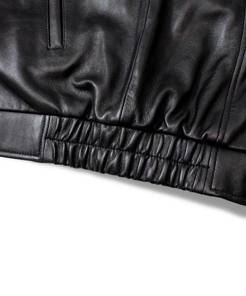 「SKOOKUM」 レザージャケット S ブラック メンズ_画像8