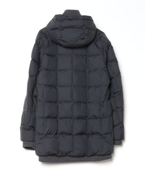 ナノ・ユニバースNishikawa Down フード付きミリタリージャケット NANO universe（ナノ・ユニバース） ダウンジャケット「NISHIKAWA