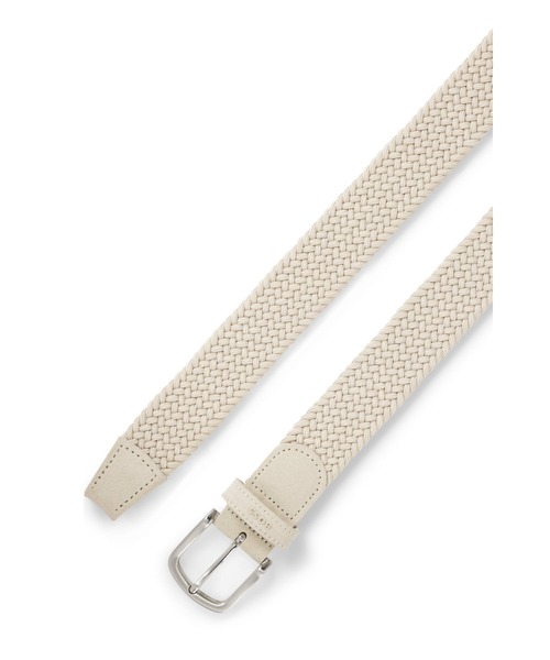 BOSS（HUGO BOSS） ベルト ウーブンベルト レザーディテール メンズ