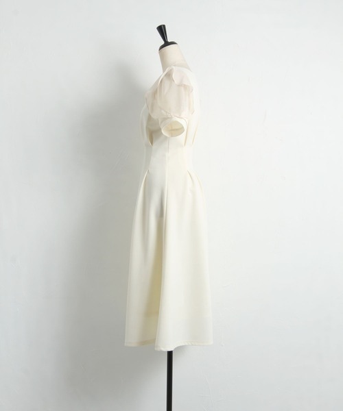「tocco closet」 半袖ワンピース M グレー系その他 レディース_画像8