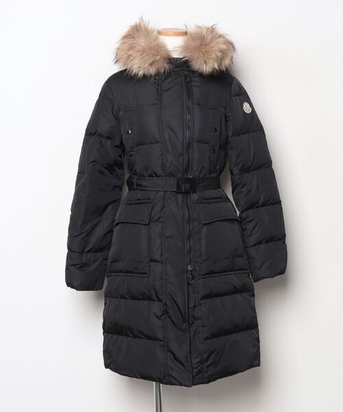 MONCLER（モンクレール） ダウンコート 0 ブラック レディース