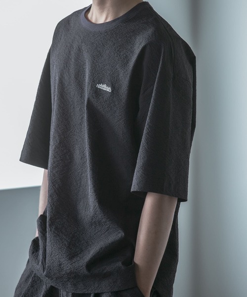 「THOUSAND MILE」 半袖Tシャツ MEDIUM ブラック メンズ_画像3