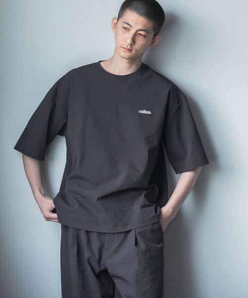 「THOUSAND MILE」 半袖Tシャツ MEDIUM ブラック メンズ_画像5