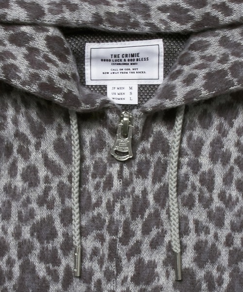 「CRIMIE」 ジップアップパーカー M ブルー メンズ_画像3