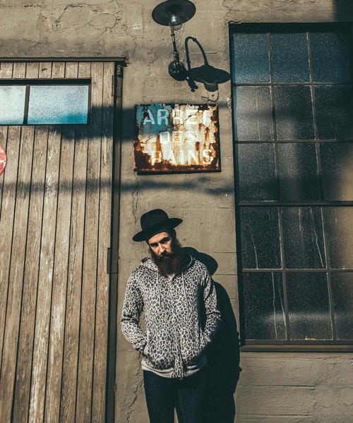 「CRIMIE」 ジップアップパーカー M ブルー メンズ_画像9