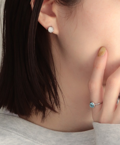 「NOIR DE POUPEE」 ピアス（両耳用） FREE パープル レディース_画像8