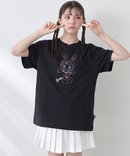 新品未開封 ナルミヤキャラクターズ ベリエちゃん キラキラストーン Tシャツ NARUMIYA CHARACTERS（ナルミヤキャラクターズ） tシャツ ベリエちゃん