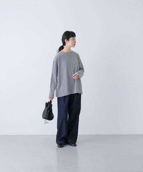 ハイツイストボーダーカットソー かぐれ tシャツ ハイツイストボーダーカットソー レディース